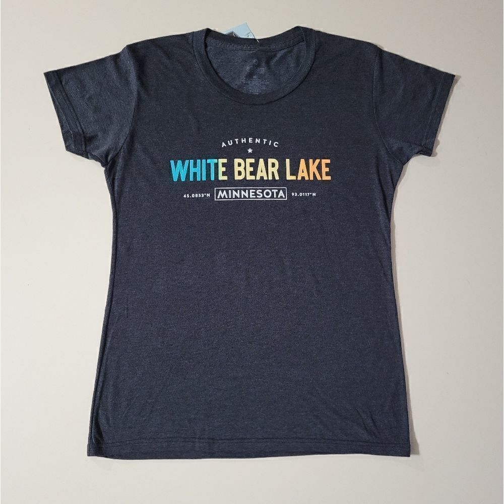 White Bear Lake Minnesota Women's Graphic Tshirt NWT